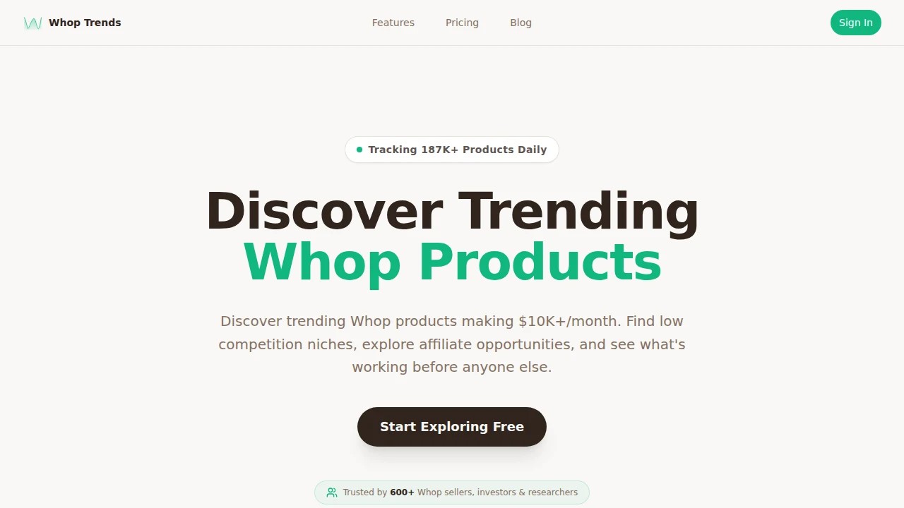 Whop Trends - Product Image