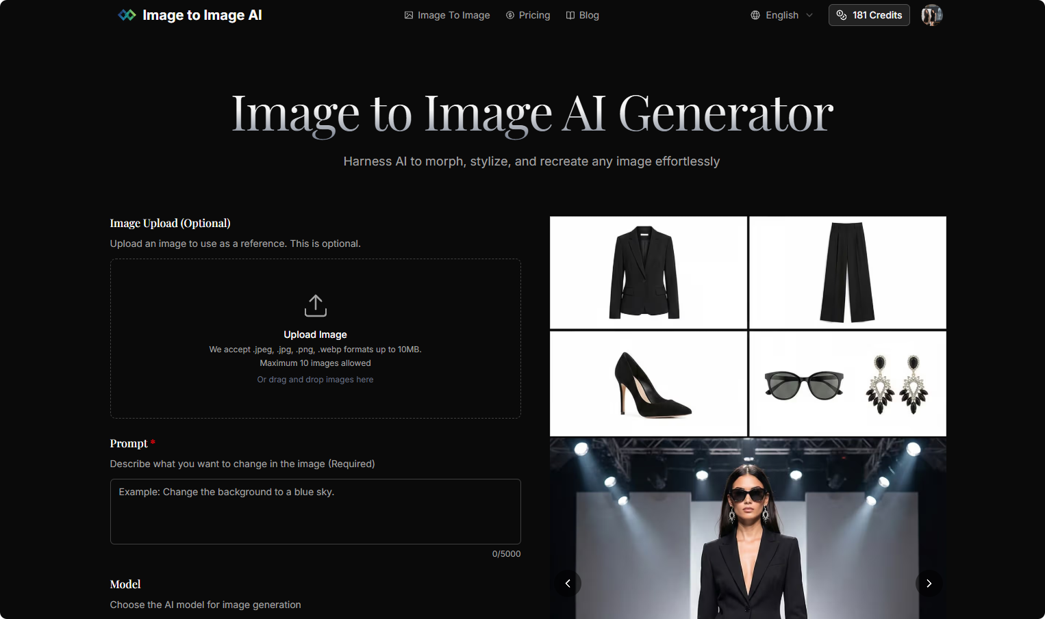 Image to Image AI - Product Image