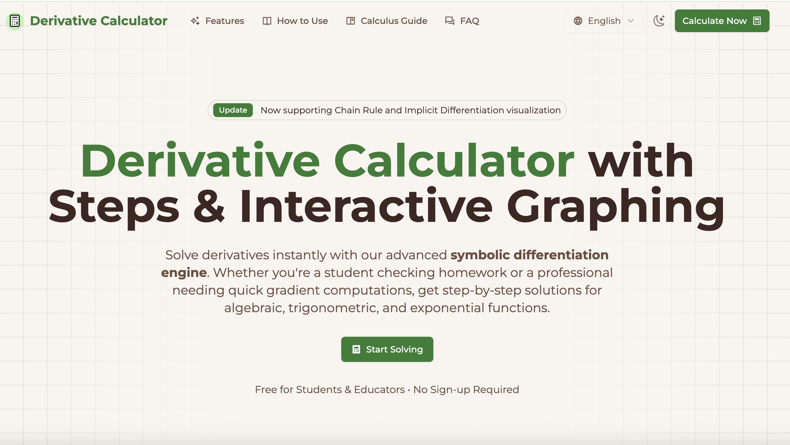 Derivative Calculator - Product Image