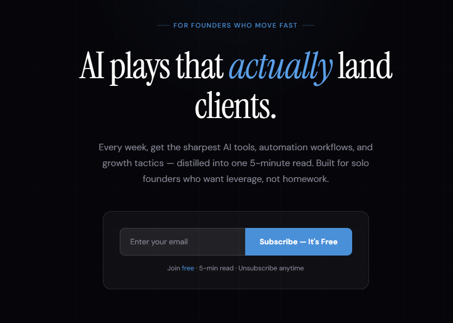 The Founder Drop - Product Image