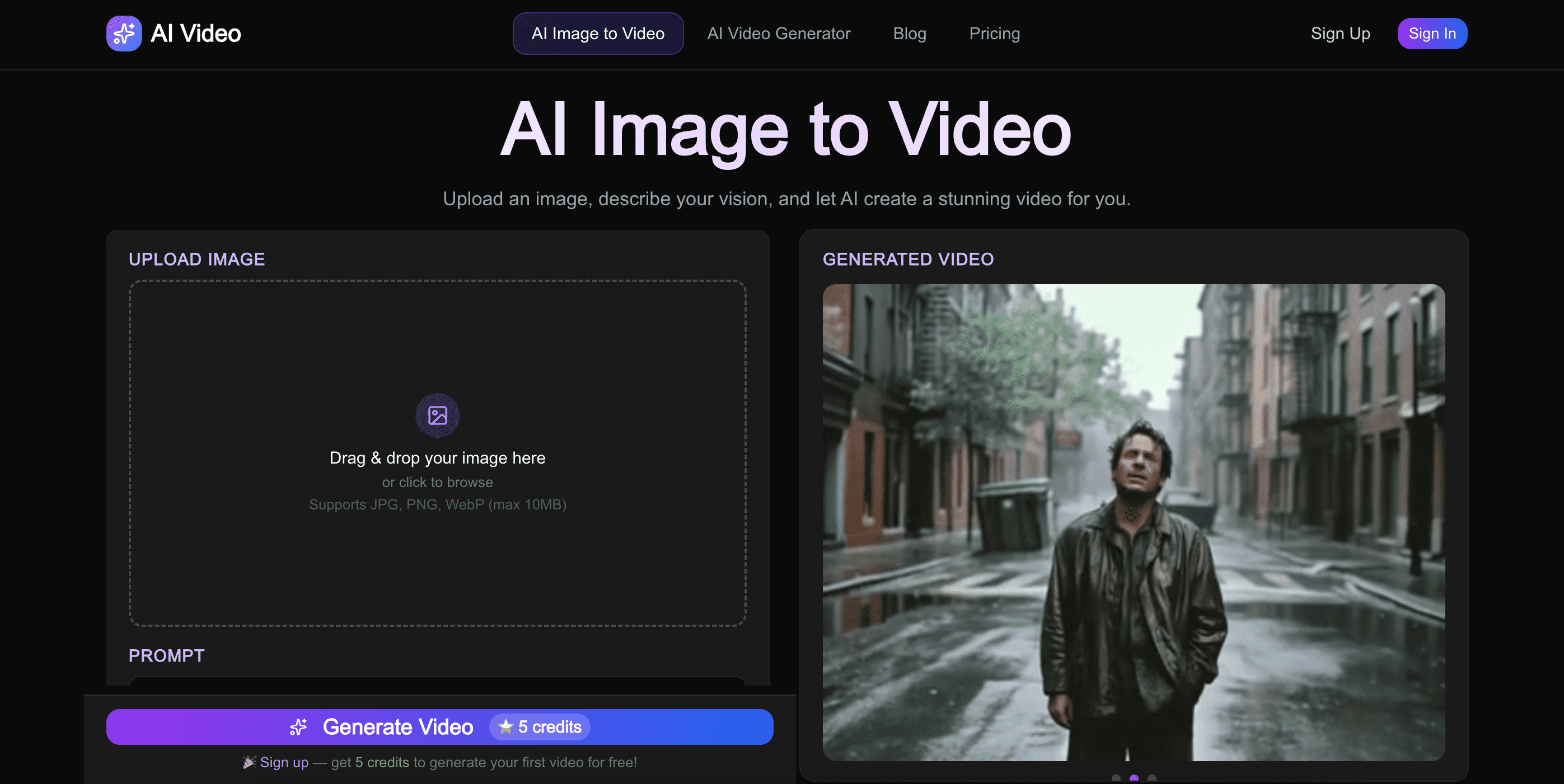 AI Image to Video - Product Image