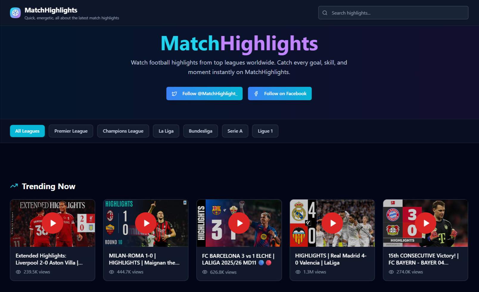 MatchHighlights - Product Image