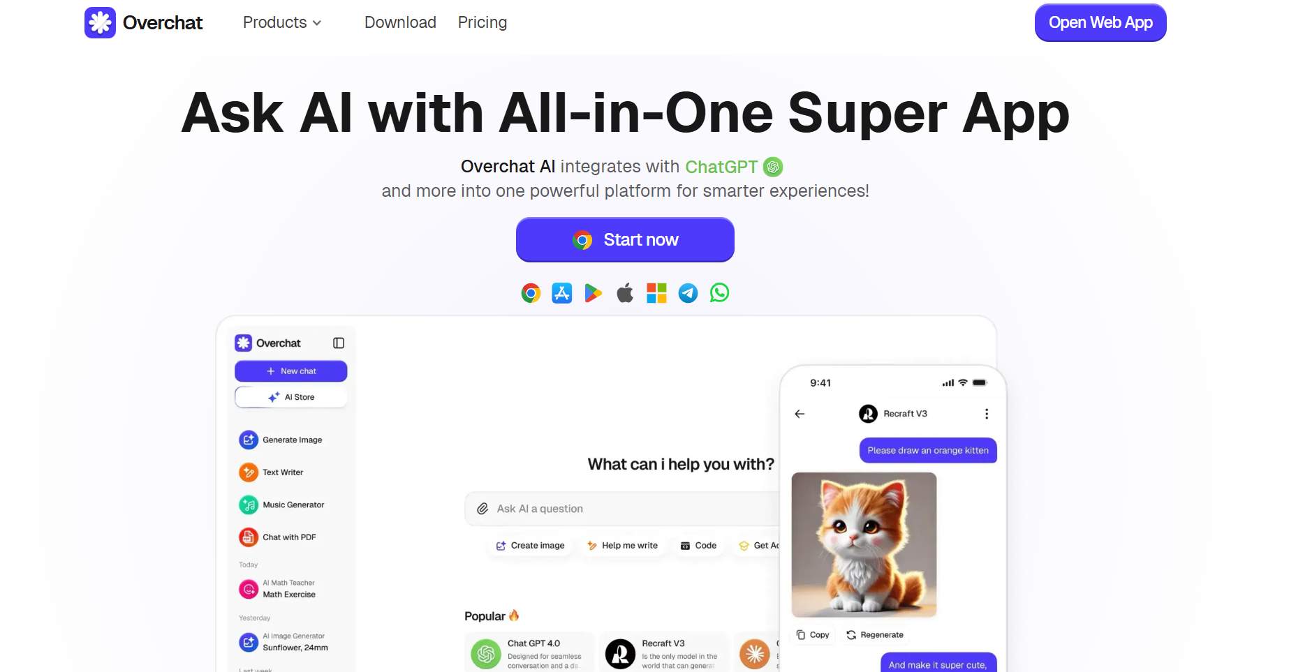 Overchat AI - Product Image