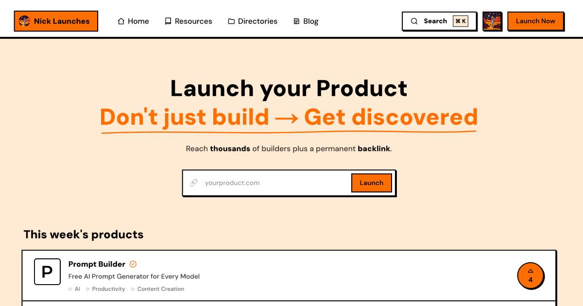 Nick Launches - Product Image
