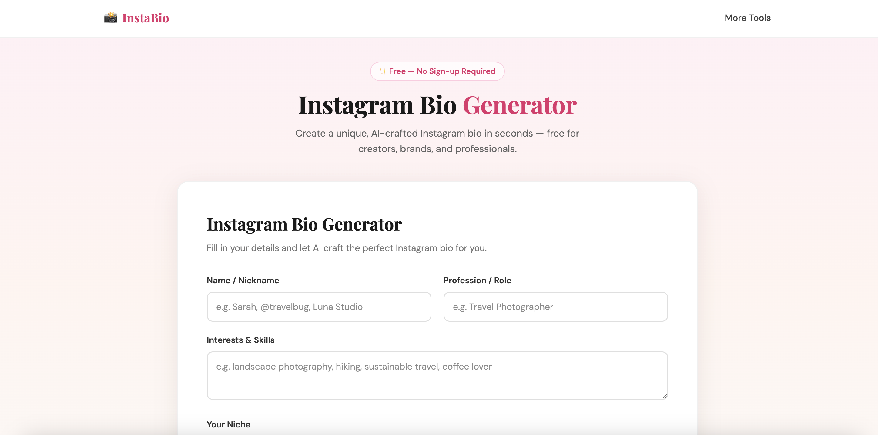 InstaBio - Product Image