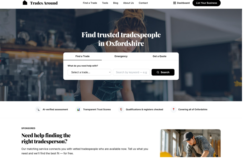TradesAround - Product Image