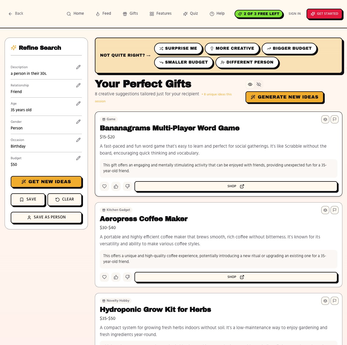 GiftShopper.ai - Product Image
